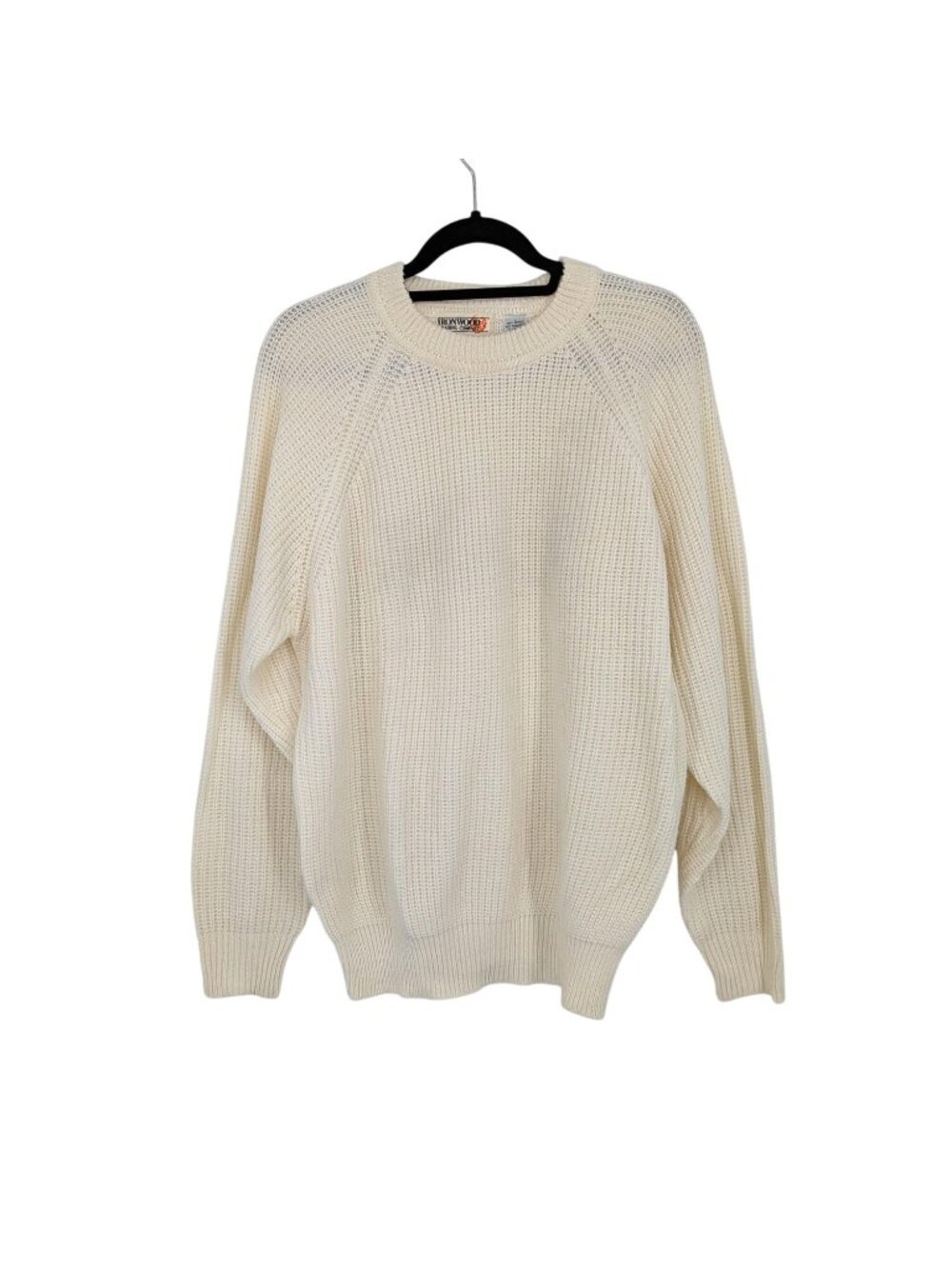 Vintage Chunky Knit  Sweater Pullover Cozy Coastal Academia‎ Fisherman 90s Large